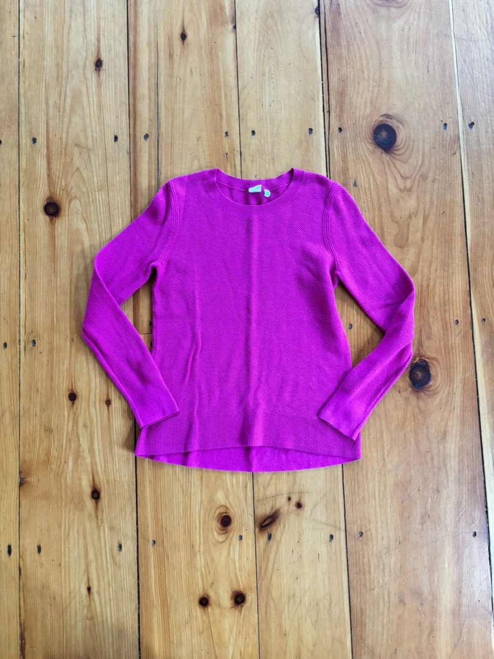 GAP Pink Crew Neck Sweater Size XS Lightweight Knit